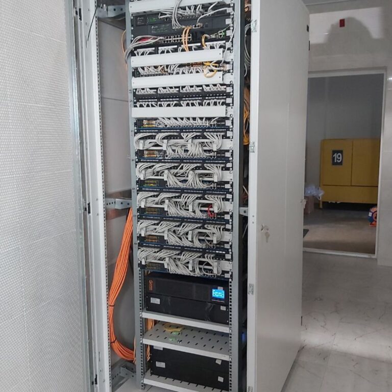 ЛВС и система видеонаблюдения на 141 IP-камеру