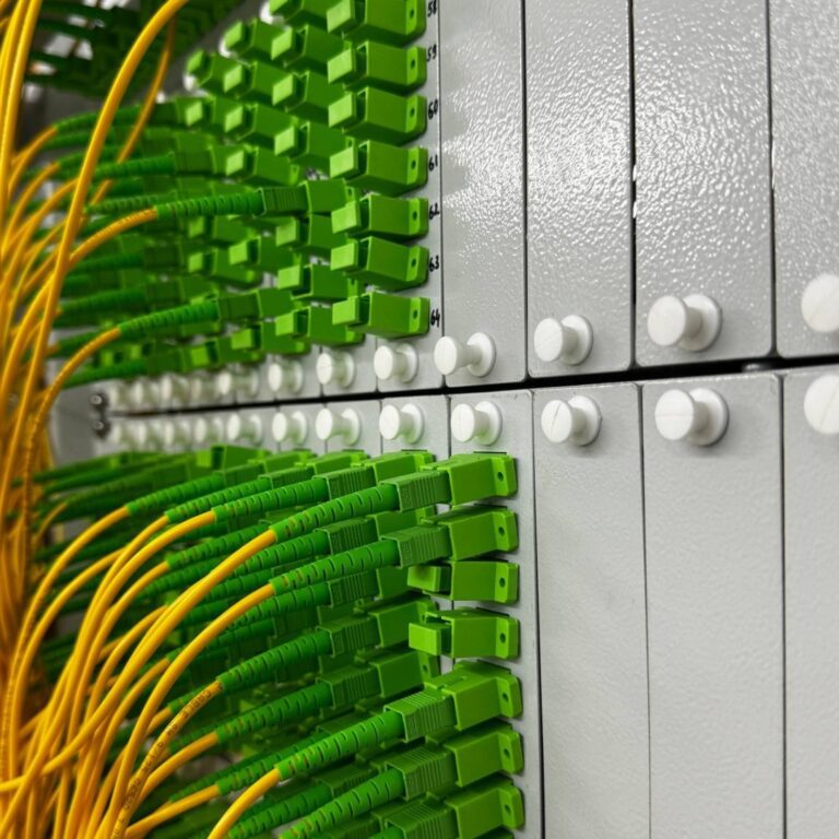 Волоконно-оптический кросс системы видеонаблюдения предприятия