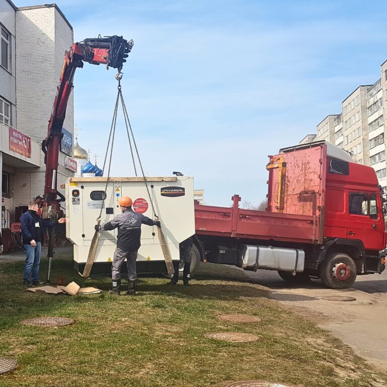 Монтаж и подключение дизель-генераторной установки для электропитания серверной сети передачи данных. Цены сметные