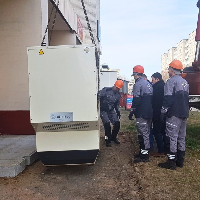 Установка дизель-генератора для бесперебойного питания серверной